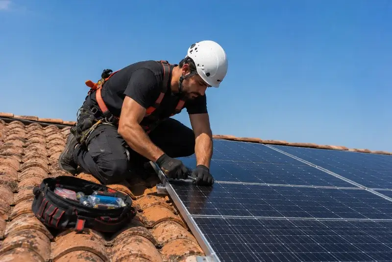 Maintenance et monitoring de panneaux solaires au Gâvre