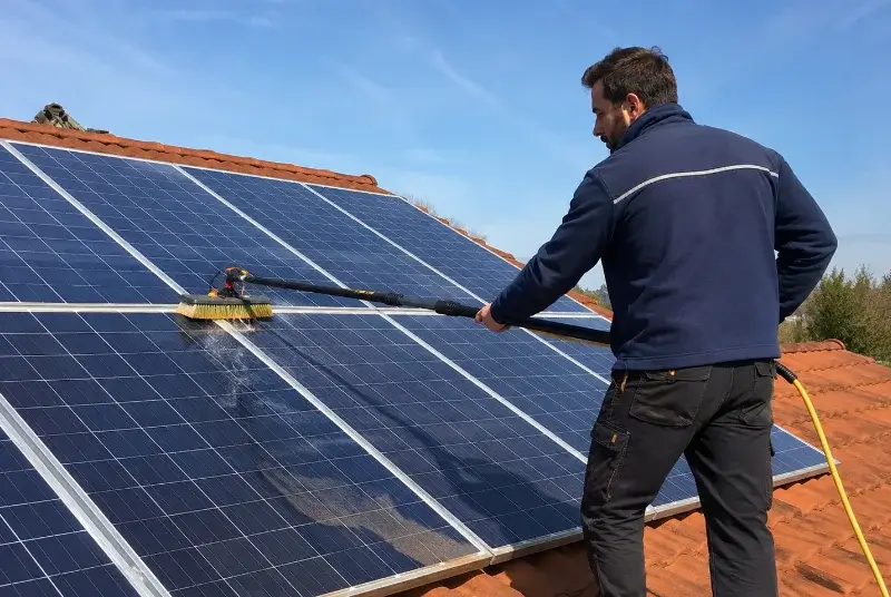 Nettoyage et entretien de panneaux solaires au Gâvre