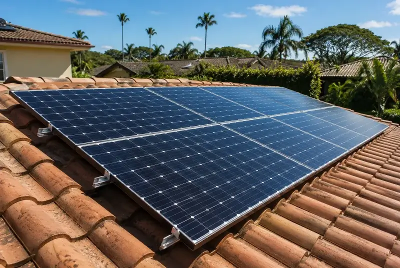 Installation de panneaux solaires au Gâvre